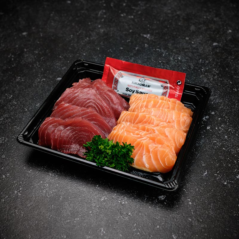 Tonijn zalmsashimi